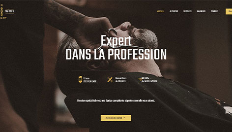 Accueil site barber master