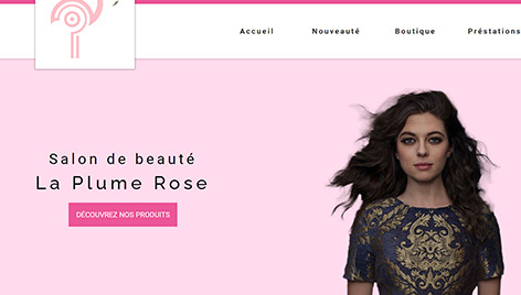 Accueil site la plume rose